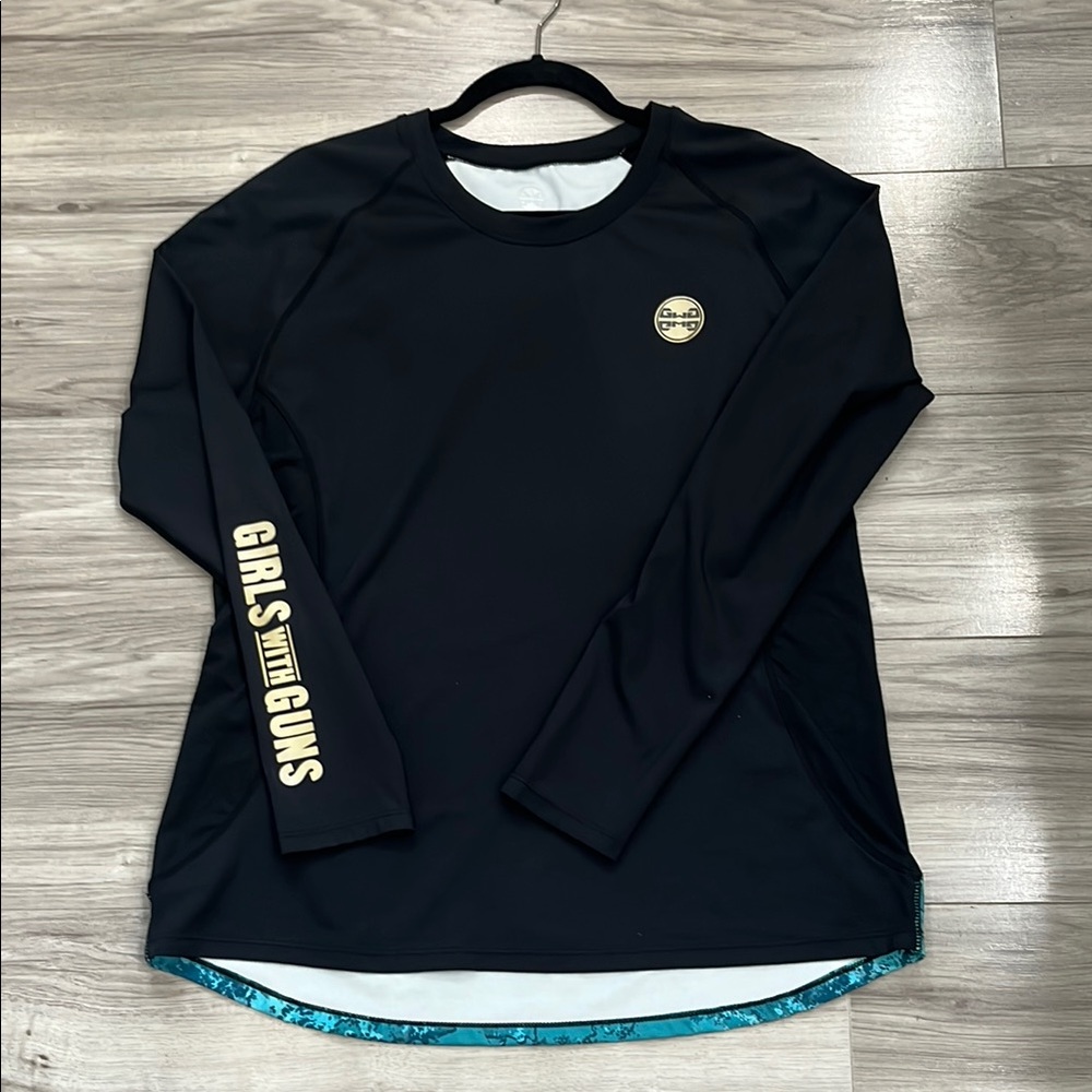 Women's Black Long Sleeve Jersey
